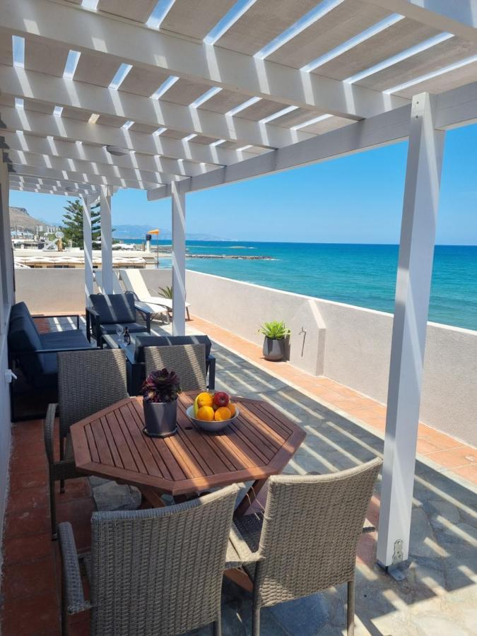 Astra Sea View Apartment, Sea Front Kokkini Hani Eksteriør bilde