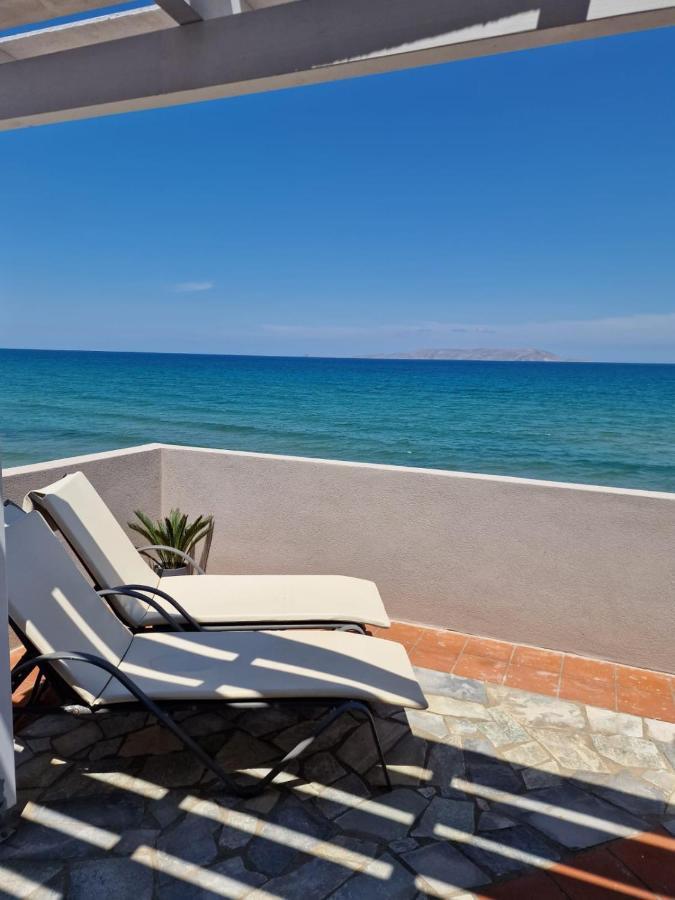 Astra Sea View Apartment, Sea Front Kokkini Hani Eksteriør bilde